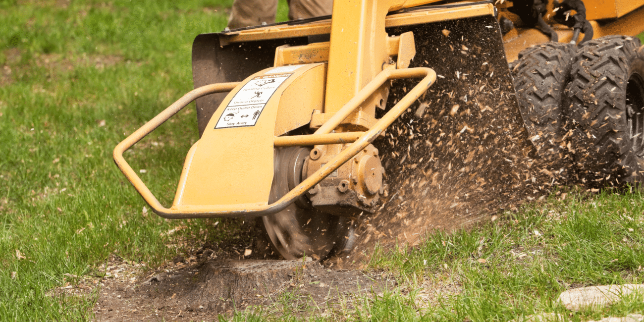 stump grinding machine